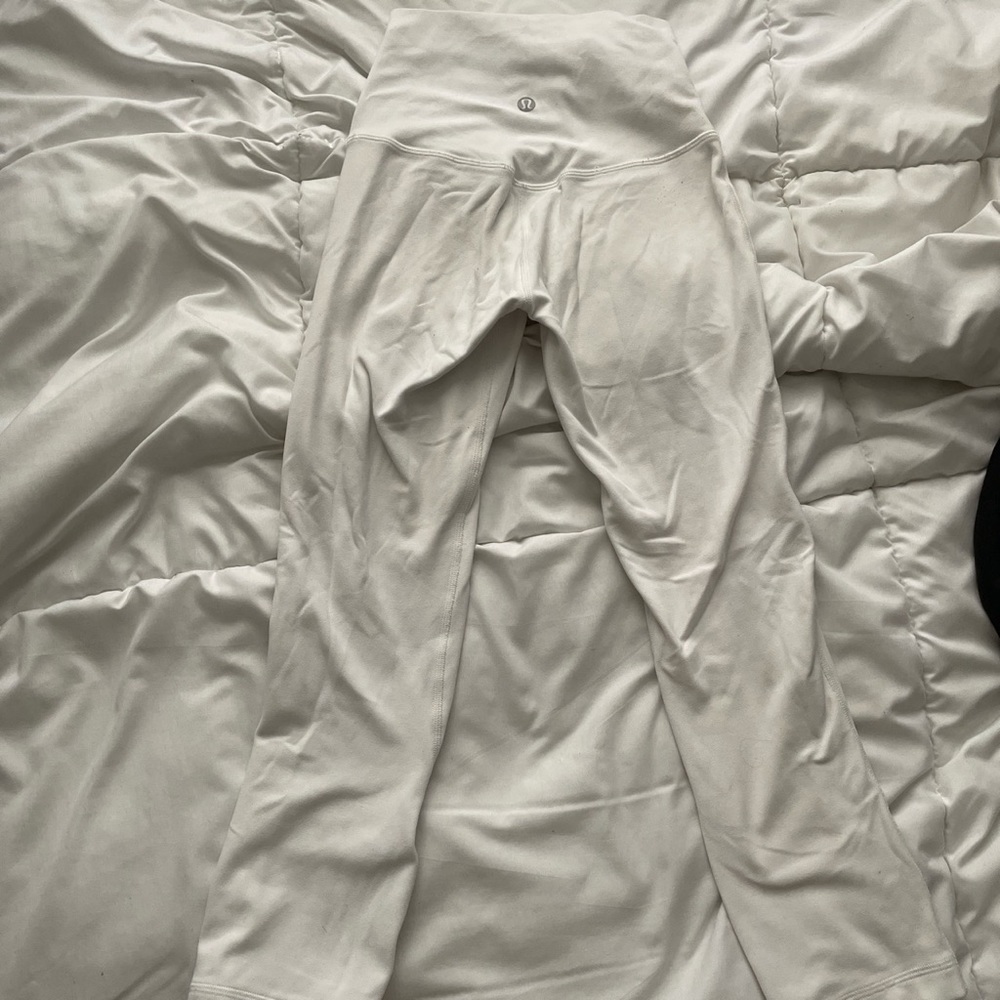 Lululemon White Align Leggings